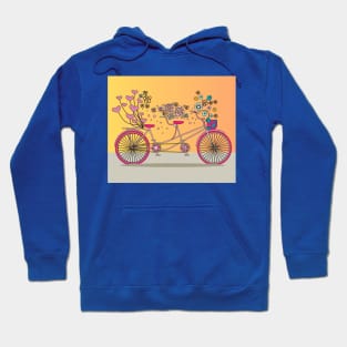 Retro Vintage Bicycle Biker Lover Hoodie